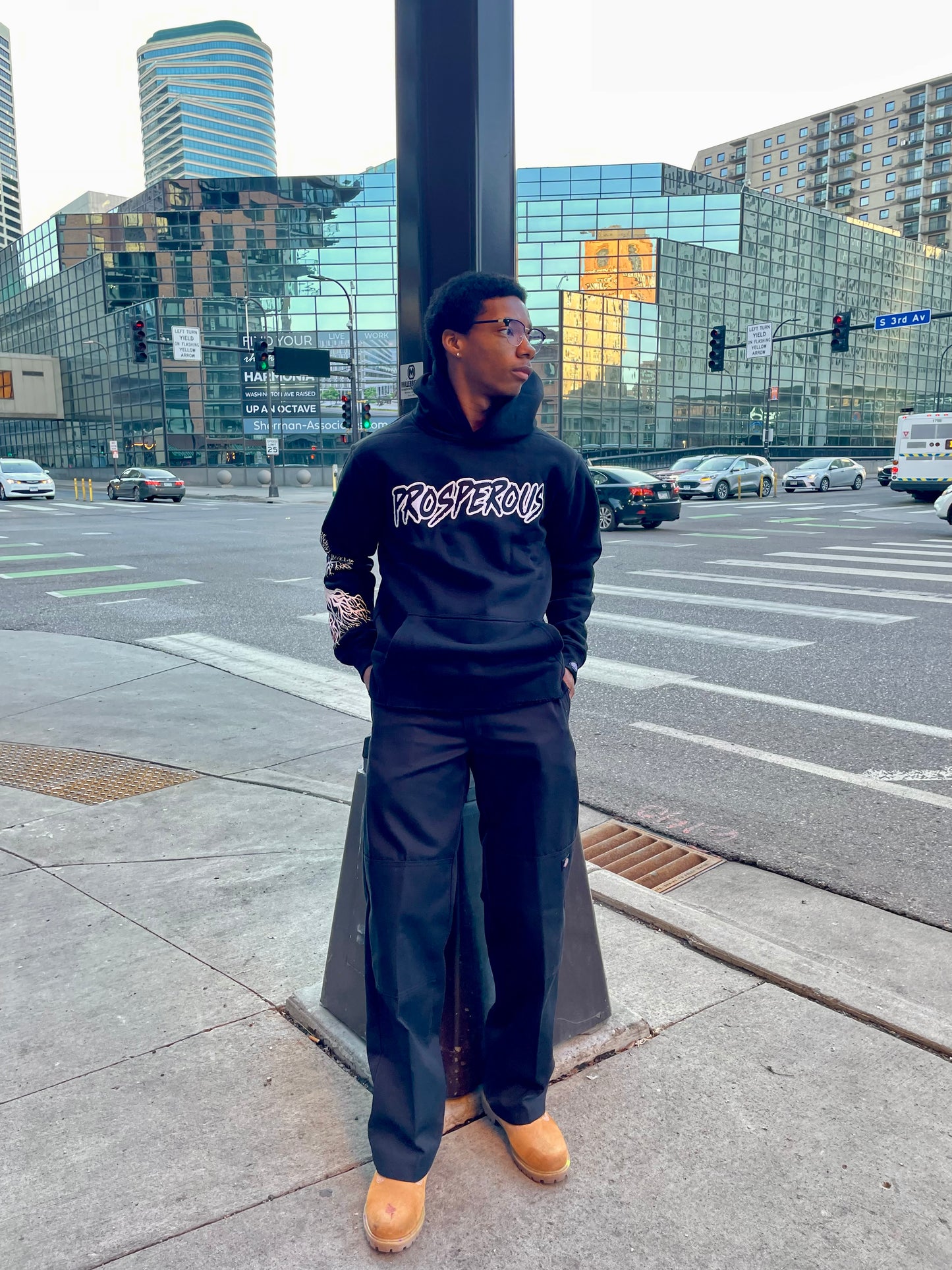 Streetwear Cropped Hoodie