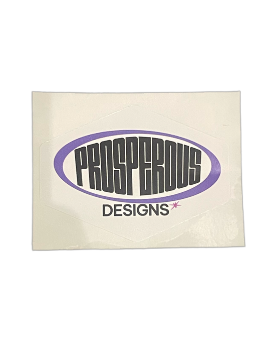 Prosperous Designs Sticker